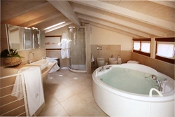 Photo Of A Bathroom In A Cottage Photo