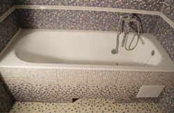Tiling The Bathtub Photo