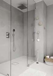 Bathroom With Cabin Design Photo