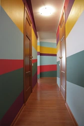 Photo of painting the walls in the hallway