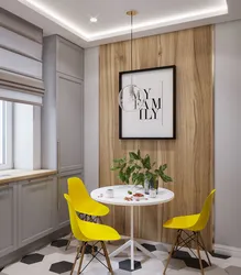 Wall Above The Table In The Kitchen Design