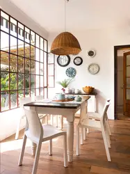Wall Above The Table In The Kitchen Design