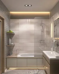 Bath and shower in one room 4 sq m photo