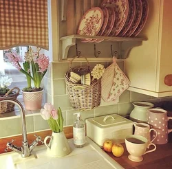 Cozy kitchen with your own hands photo