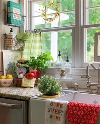 Cozy kitchen with your own hands photo