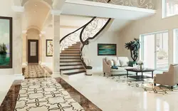 Дизайн плитки в гостиной