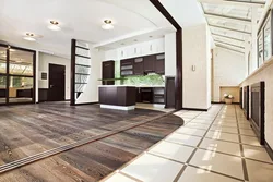 Living room tile design