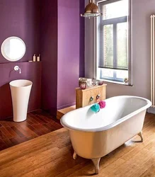 Bathroom interior color photo