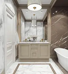 Neoclassical bathroom design