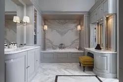 Neoclassical bathroom design