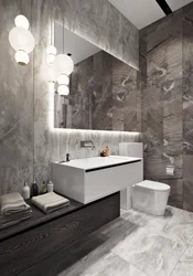Light Marble Bathroom Design