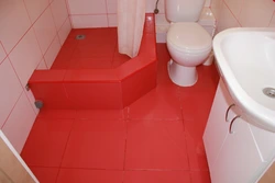 Bathroom With Tile Shower Photo Design