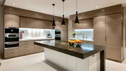 Photo kitchen design in a modern style