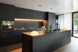 Photo kitchen design in a modern style