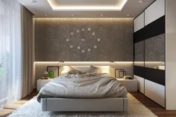 Спальня в современном стиле дизайн фото 19 кв