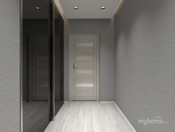 Light Gray Walls In The Hallway Photo