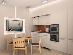 Дизайн кухни с телевизором в гарнитуре фото
