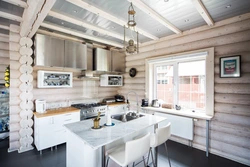 Wooden House Kitchen Design