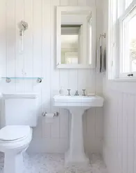 Photo of a bathtub made of plastic panels design for a small one