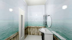 Интерьер ванной комнаты фото стены панели