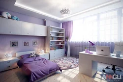 Small bedroom for a teenage girl photo