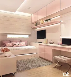 Small Bedroom For A Teenage Girl Photo