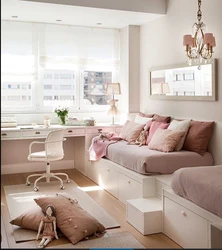 Small bedroom for a teenage girl photo