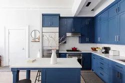 What Colors Goes With Blue In The Kitchen Interior