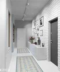 Modern white hallway photo