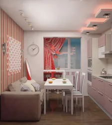 Kitchen Design With Sofa 13