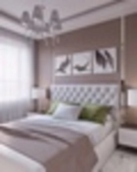 Дизайн спальни в доме в современном стиле
