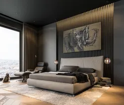 Bedroom design in a modern house