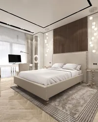 Дизайн спальни в доме в современном стиле