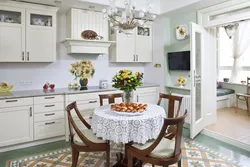 Country Style Kitchen In Apartment Photo