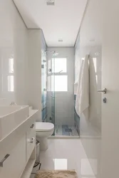 Дызайн ванны вузкай сумешчанай з туалетам