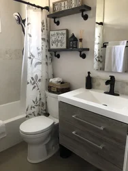 Бюджетный дизайн ванной комнаты в доме
