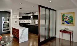 Перегородки отделяющие кухню от гостиной фото