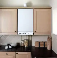 Угловые кухни с газовой колонкой фото дизайн