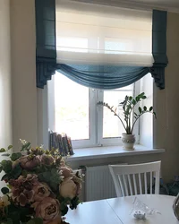 Modern Roman blinds for the kitchen photo