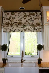 Modern Roman blinds for the kitchen photo