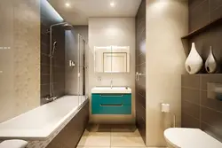 Дызайн ваннай і туалета асобна фота ў кватэры