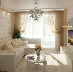 Дизайн гостиной комнаты в светлых тонах