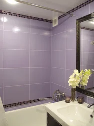 Lay tiles in the bathroom design