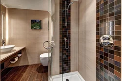 Lay tiles in the bathroom design