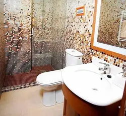 Мозаика на стену в ванну фото