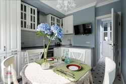 Color combination in the kitchen interior photo white