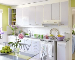 Color Combination In The Kitchen Interior Photo White