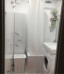 Tualet Olmadan Duş Kiçik Sahəsi Olan Vanna Otağı Dizaynı