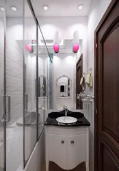 Bathroom design with shower small area without toilet