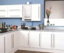 Photo of kitchen with wall